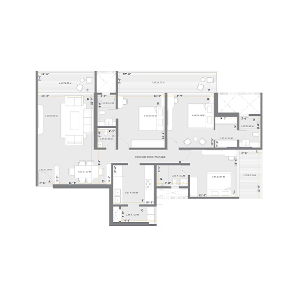 Tower C - 3 Bed Prima (Type 2)